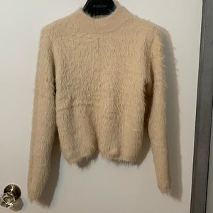 Fuzzy Nude Sweater